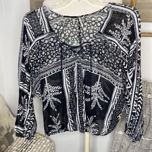 Free people gauze top